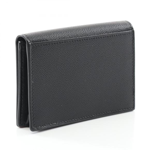 Saint Laurent Black Leather Card Case - Picture 2 of 5